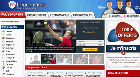 Bookmaker France Pari