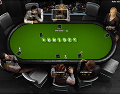 Table Unibet Poker
